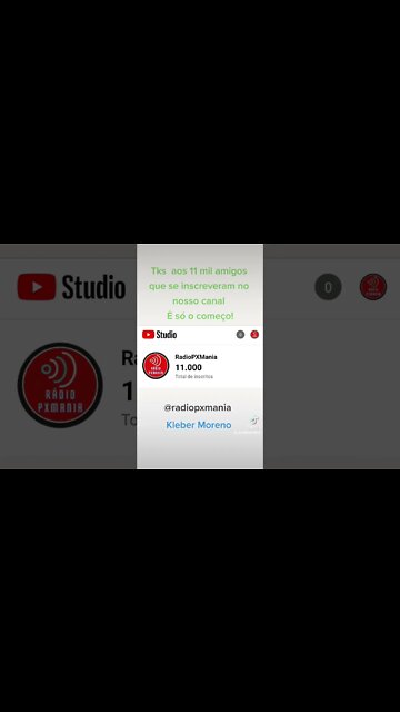 Obrigado pelos 11 mil amigos que se inscreveram no nosso canal