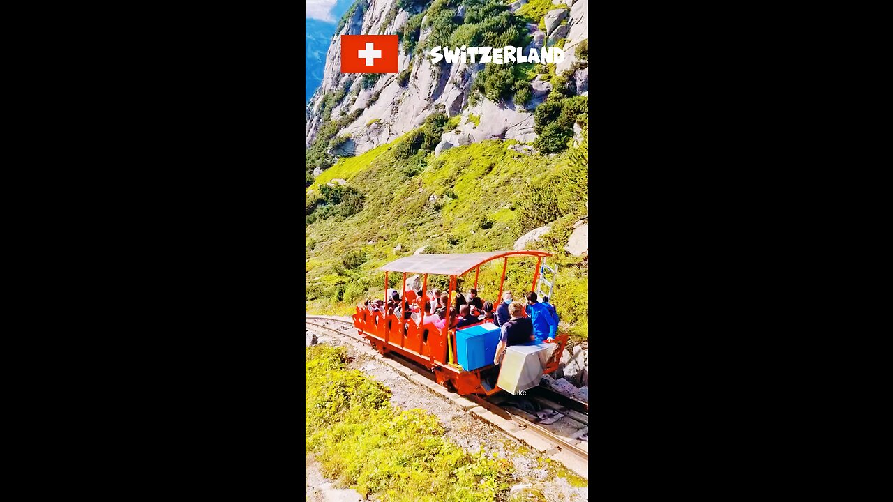 Amazing Switzerland 🇨🇭:😱 Gelmerbahn