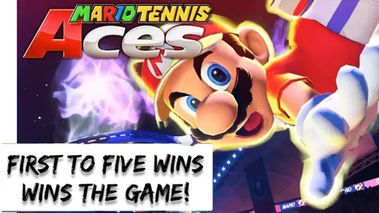 Chopstix and Friends! First to 5 wins- Mario Tennis Aces on Nintendo Switch! #gaming #nintendo