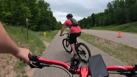 Single Track Rippin with Eh Bray in Marquette ( Framed Minnesota 2.2 )