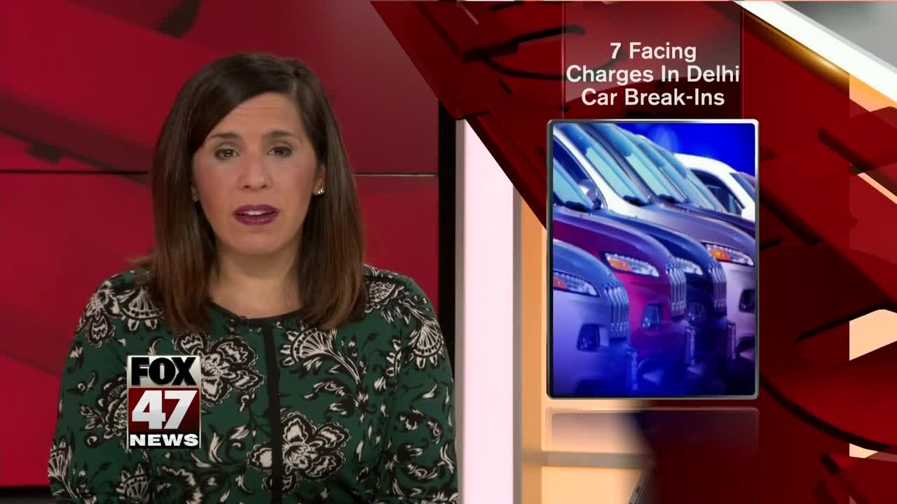 7 people charged in vehicle break-ins