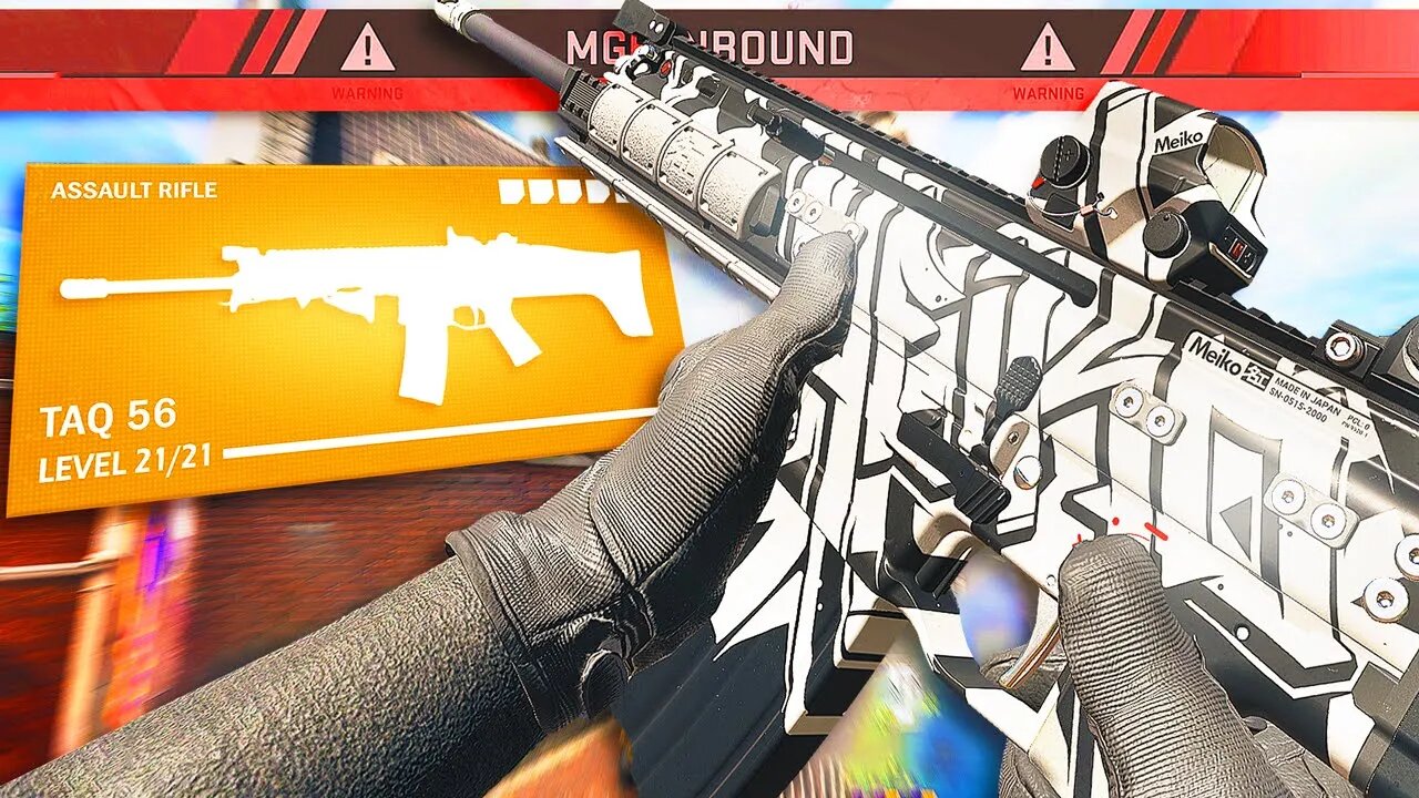 the *NEW* ZERO RECOIL TAQ-56 is INSANE after UPDATE! (Best TAQ 56 Class Setup) -MW2 Season 4