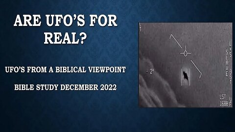 UFOs and the Bible