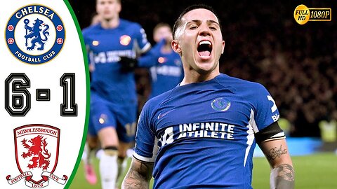 Chelsea vs MiddlesBrough 6-1 All Highlights & Goals 2024 HD