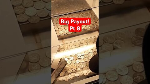 Big Payout! Bonus Hole Coin Pusher Pt 8. #coinpushers #arcade #arcadegames #coinpusherjackpot