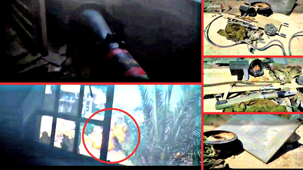 Watch Al-Qassam Take Out jEEW Tank and D9 Dozer