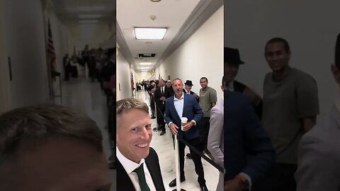 The line for the UAP Hearings was HUGE!