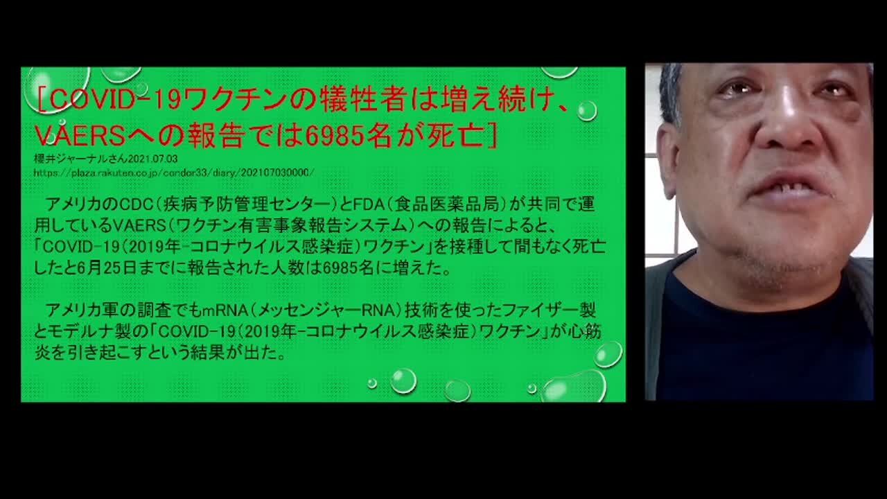 2021.07.08リチャード・コシミズ新型コロナウイルス戦争301