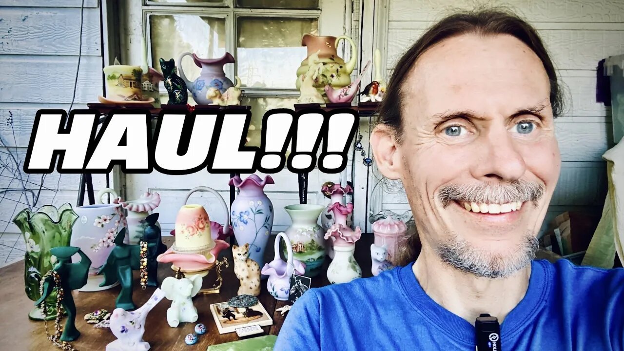 Childhood Vintage, Art Glass, Jewelry & Box Lots Haul Debut!