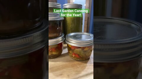 We canned the last of our veggies this week! #shorts #harvest #canning