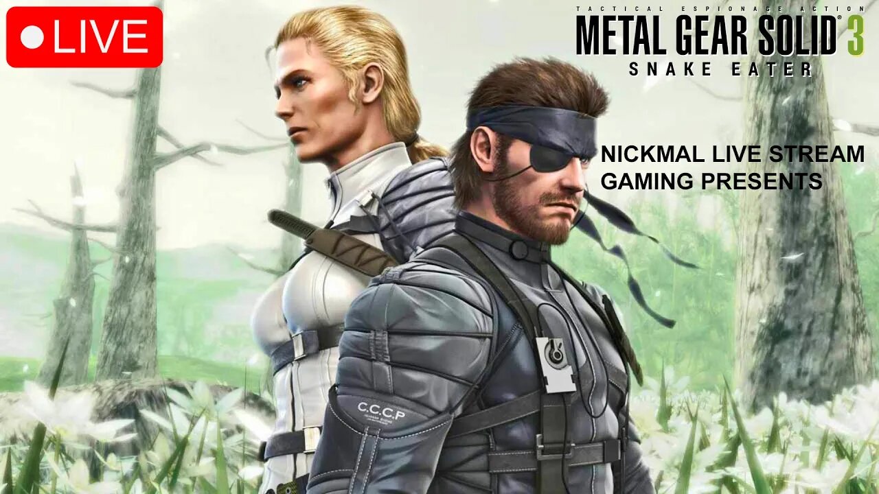 Metal Gear Solid 3 Snake Eater Stream Part 1: Going On A Wonderful Mission!