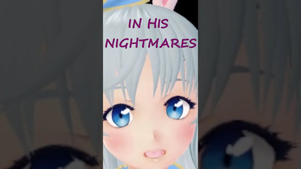 IN HIS NIGHTMARES 🐇 #shorts #vtuber #shortsvideo #bunny #envtuber #memes