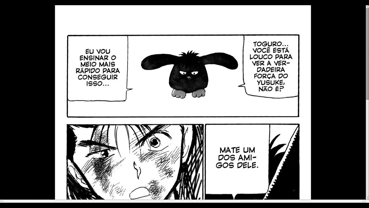 Yu Yu Hakusho Pt.106 - A Provação Para Atingir O Limite!!! [Pause o Vídeo Caso Não Consiga Ler]