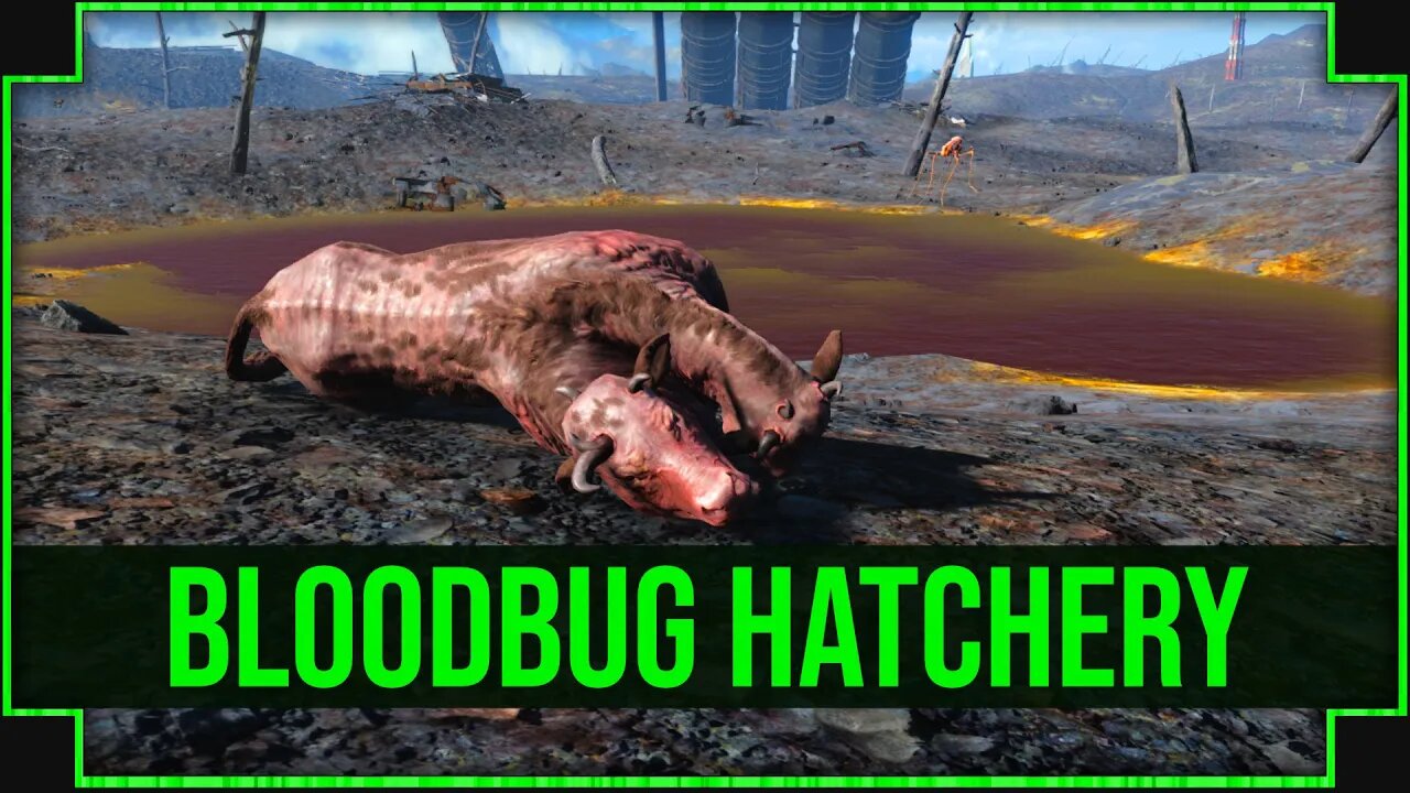 Bloodbug Hatchery in Fallout 4 - A Nursery For Wasteland Critters!