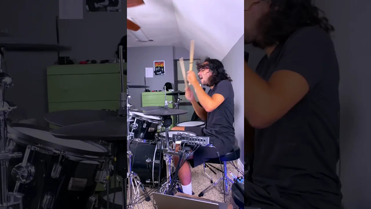 Nirvana - Smells Like Teen Spirit - Drum Cover #shorts