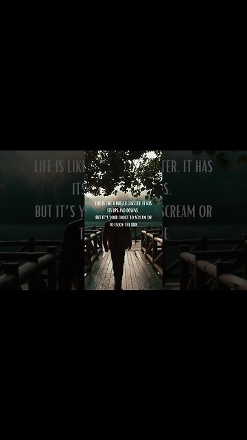 Life As a Roller Coaster #shorts #Life #RollerCoaster #UpsAndDowns #Choice #Scream #Enjoy #Ride