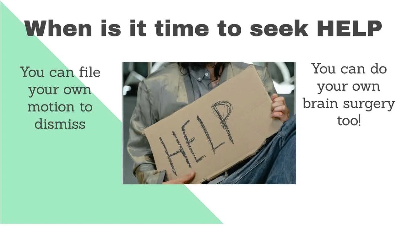 How do you know when it's time to seek help?