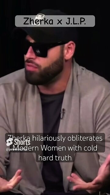 Jon Zherka & Jessie Lee Peterson Collab 🔥🔥 Zherka hilariously roasts Modern Women 🥶🤣#Shorts
