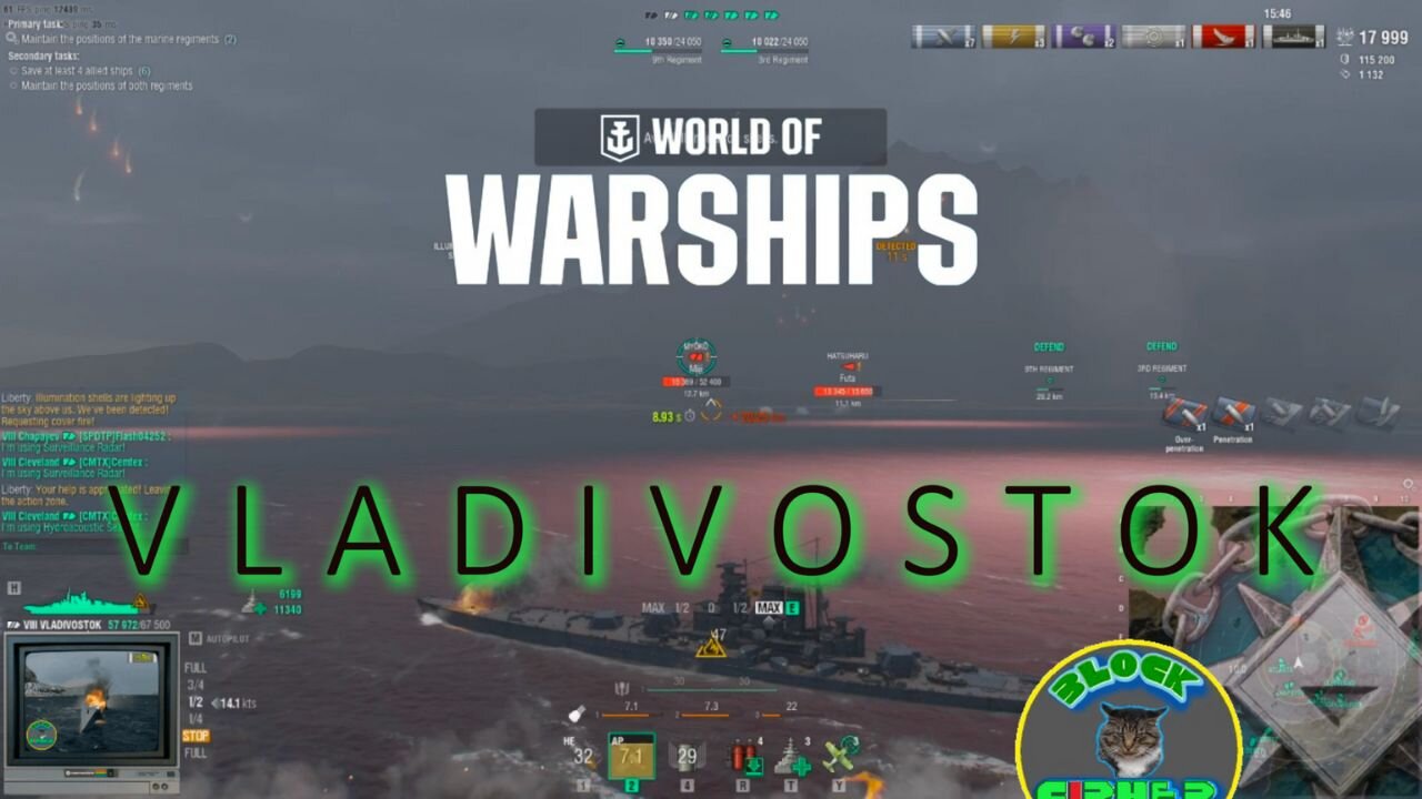 T8 BB Vladivostok in WoWS | Ops