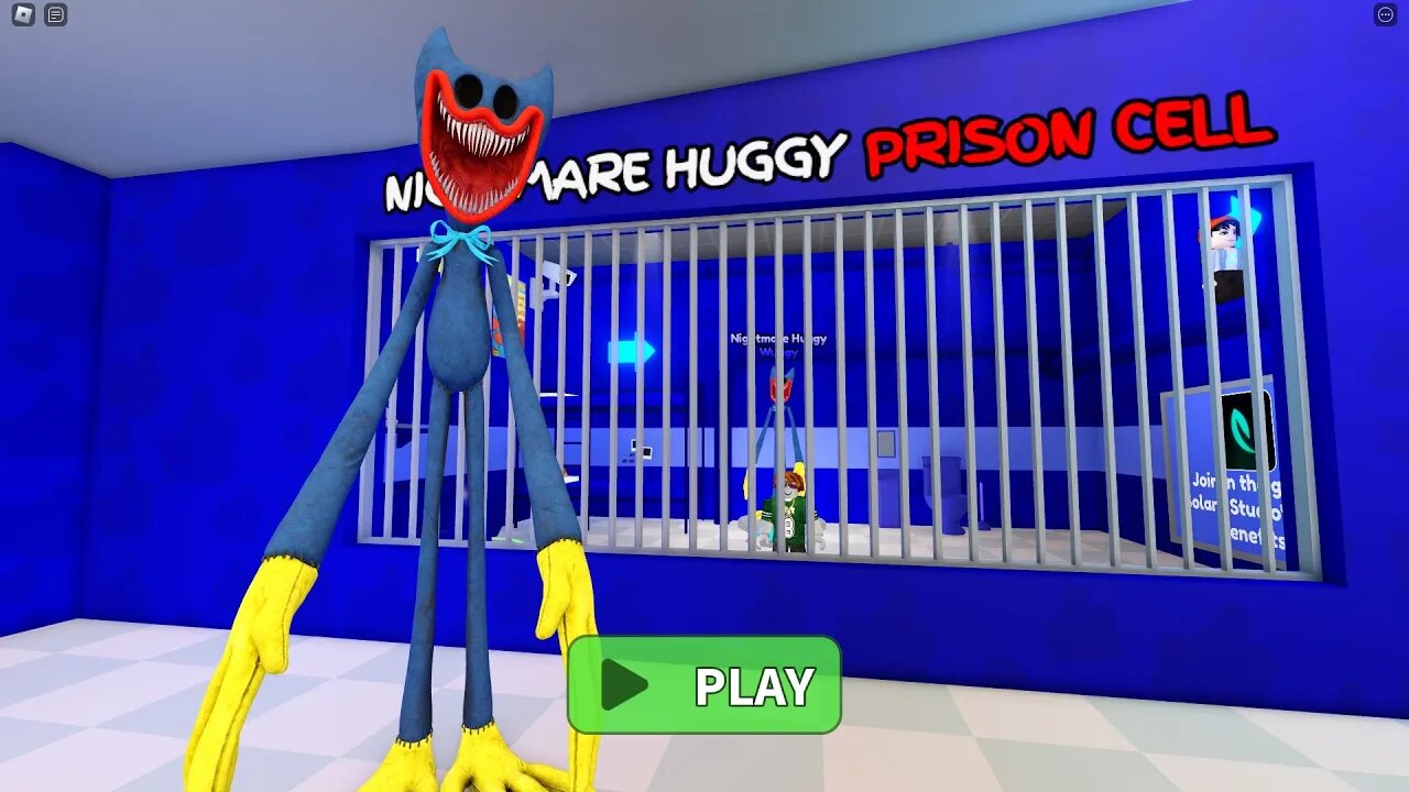 [HUGGY WUGGY] NEW ROBLOX PRISON ESCAPE RUN Obby!