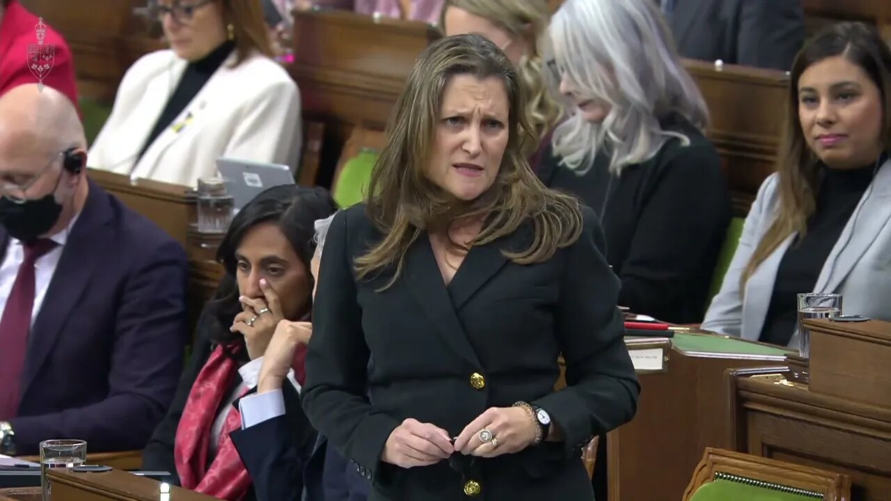 Freeland Loses Debate With Pierre