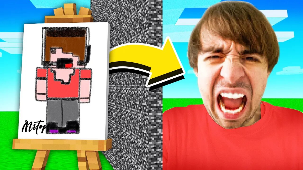 I Cheated with //DRAW in a Build Battle (Minecraft)