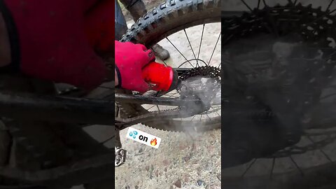 I poured cold water on boiling brakes…