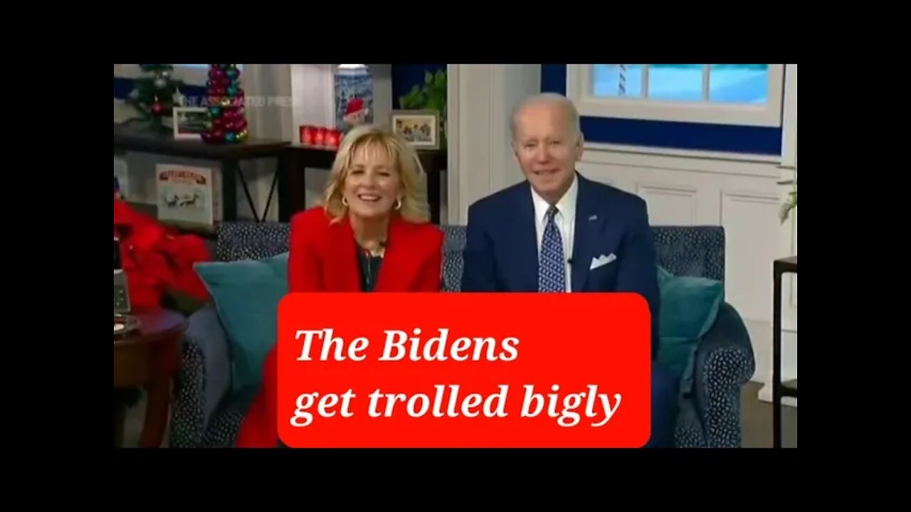 The Bidens get trolled bigly
