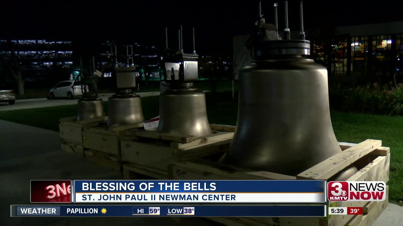 Blessing of the bells at St. John Paul II Newman Center