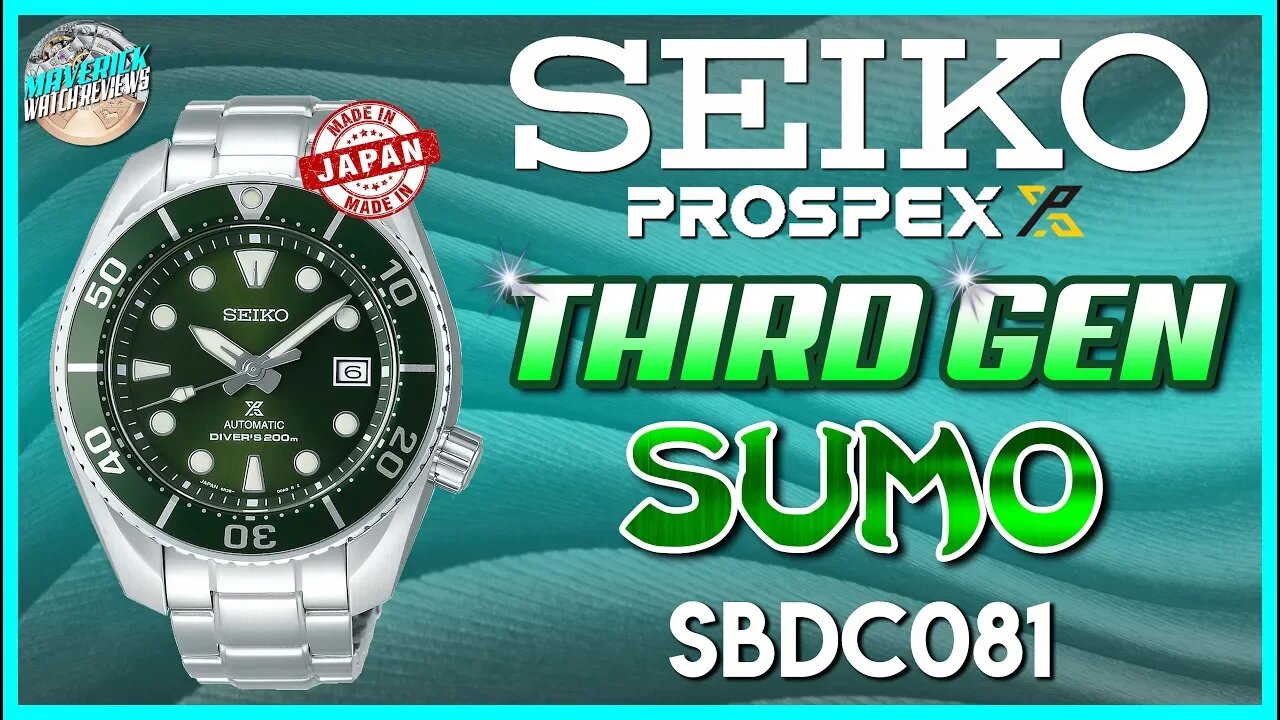 Upgrade! | New Seiko Prospex 3rd Gen Hulk Sumo 200m Automatic Diver SBDC081 Unbox & Review