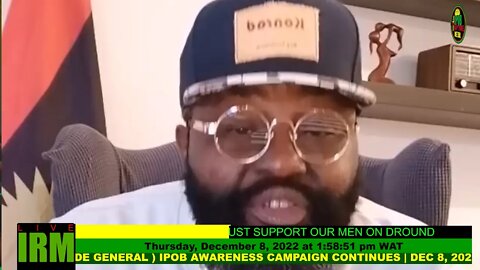 Join Mazi Okechukwu Nwachineke ( DE GENERAL ) Ipob Awareness Campaign Continues | Dec 8, 2022