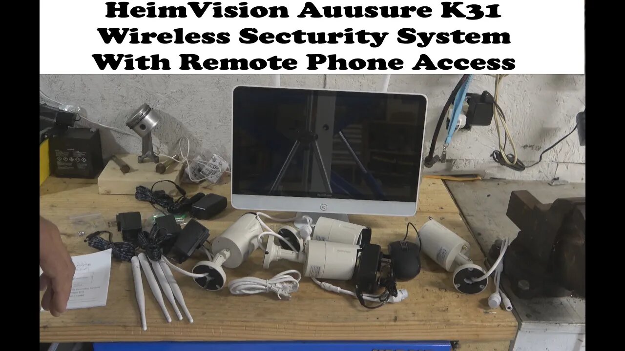 New Wireless Security Setup. The Heimvision Assure k31 4 camera system helps keep an eye on things.