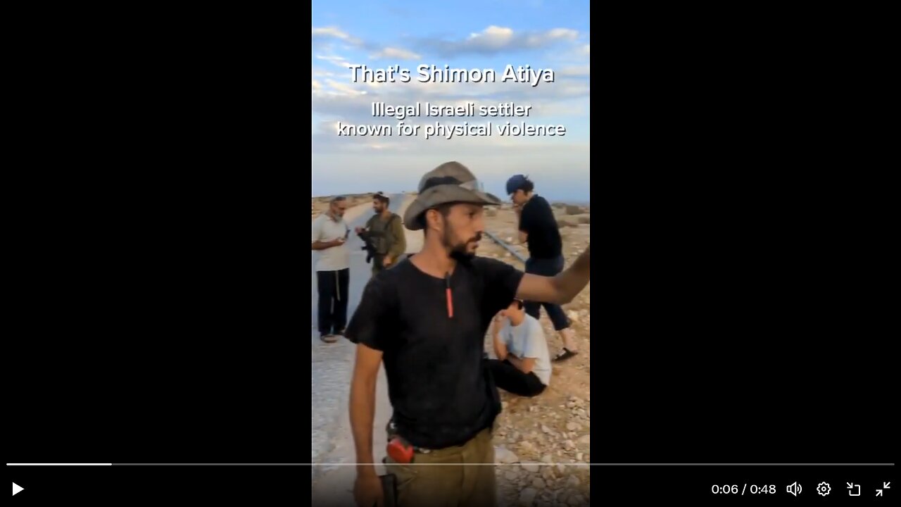 WATCH "SETTLERS" DESTROY WEST BANK WATER PIPES WHILE ISRAELI SOLDIERS LAUGH