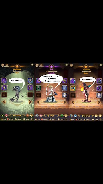 AFK Arena Txt MAJ 1.79 musique no blabla