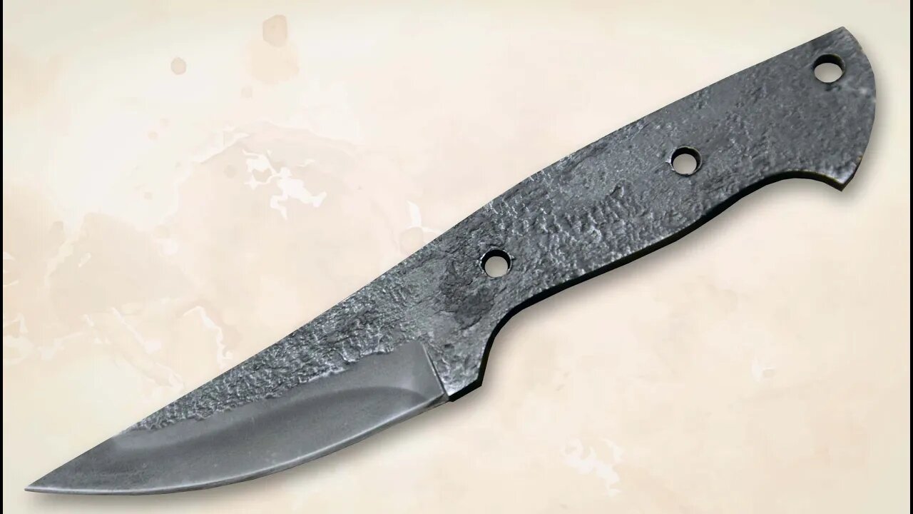 Camping Hunting Knife Hammered 1095 High Carbon Steel Blank Blade Collector Knife, Blade Knife Maker