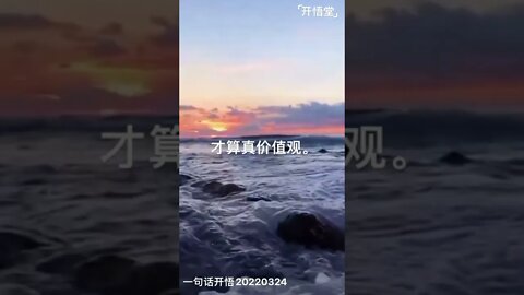 一句话开悟20220324