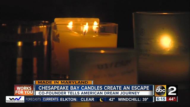 Made in Maryland: Providing an escape, Chesapeake Bay Candles heal