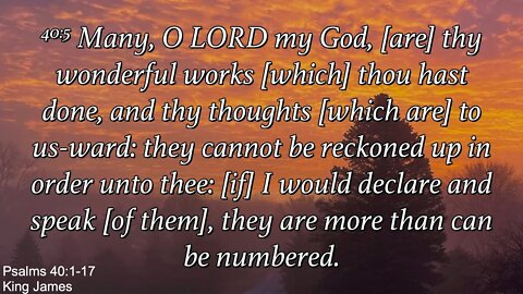 Wednesday Evening Nov 16th - Many Blessings