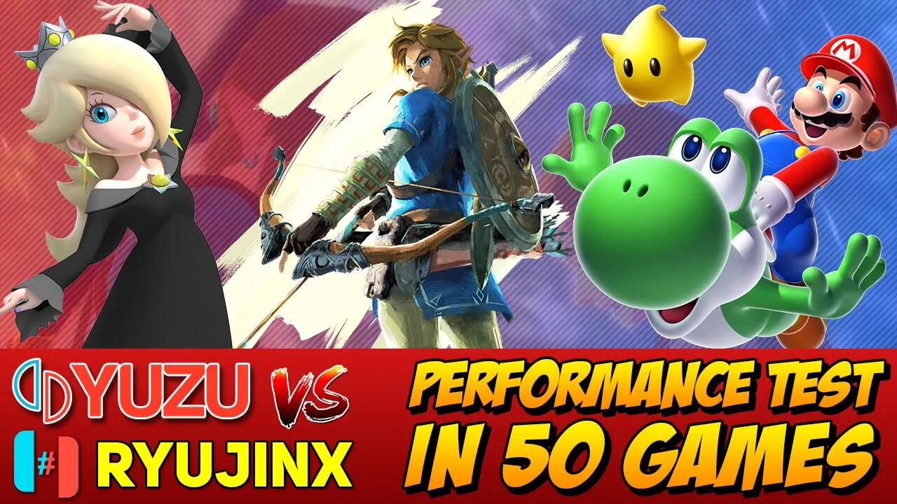 YUZU VS RYUJINX | Performance Test in 50 Games | Updated 2023