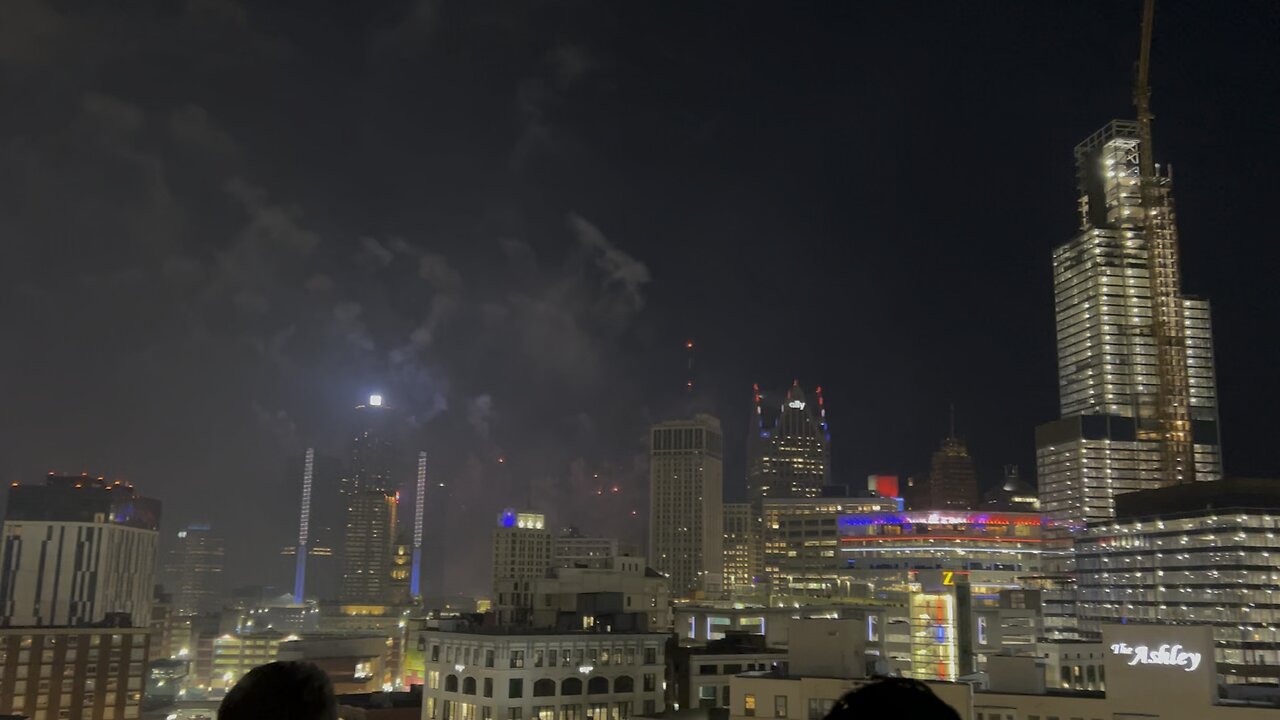 Detroit fireworks 2024 from DAC