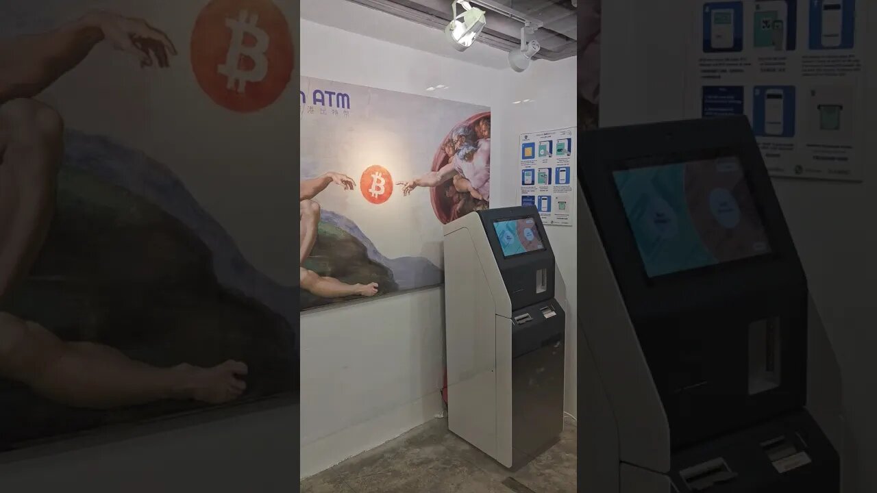 Is It Time To Buy Bitcoin? A Bitcoin ATM in Hong Kong #shorts