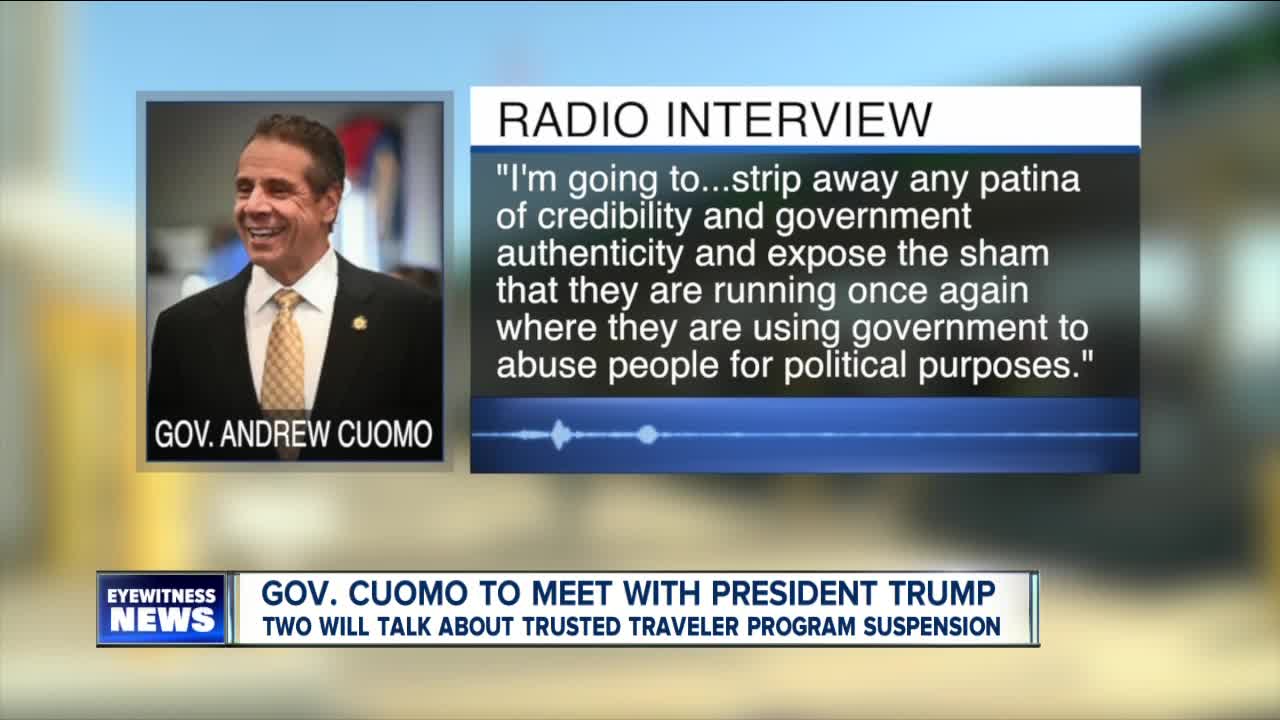 Cuomo set to meet with President Trump