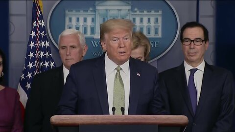 Full news conference: Trump administration discussing sending cash to Americans as part of stimulus package