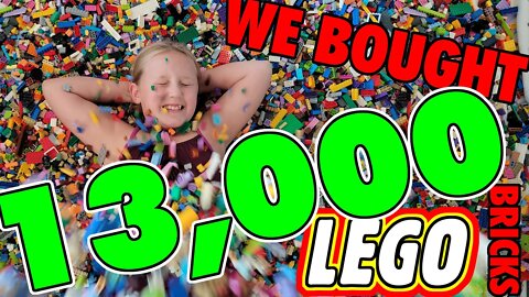 We bought 13000 LEGO bricks!!! Here's why!