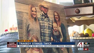 Church van crash survivor suddenly loses wife to aneurysm