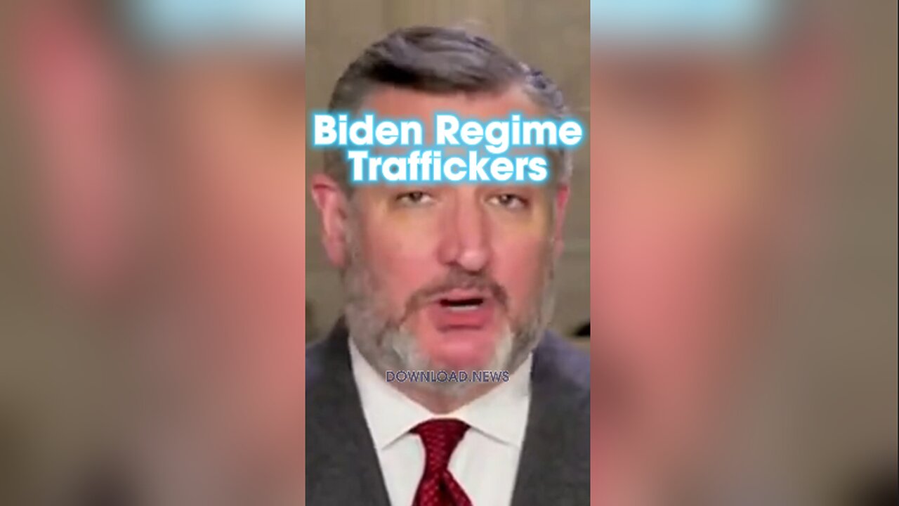 Ted Cruz: The Biden Regime is The Biggest Human Trafficking Organization on The Planet - 1/24/24