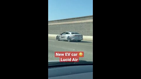 Tesla‘s rival car Lucid motors￼ spotted😳😱