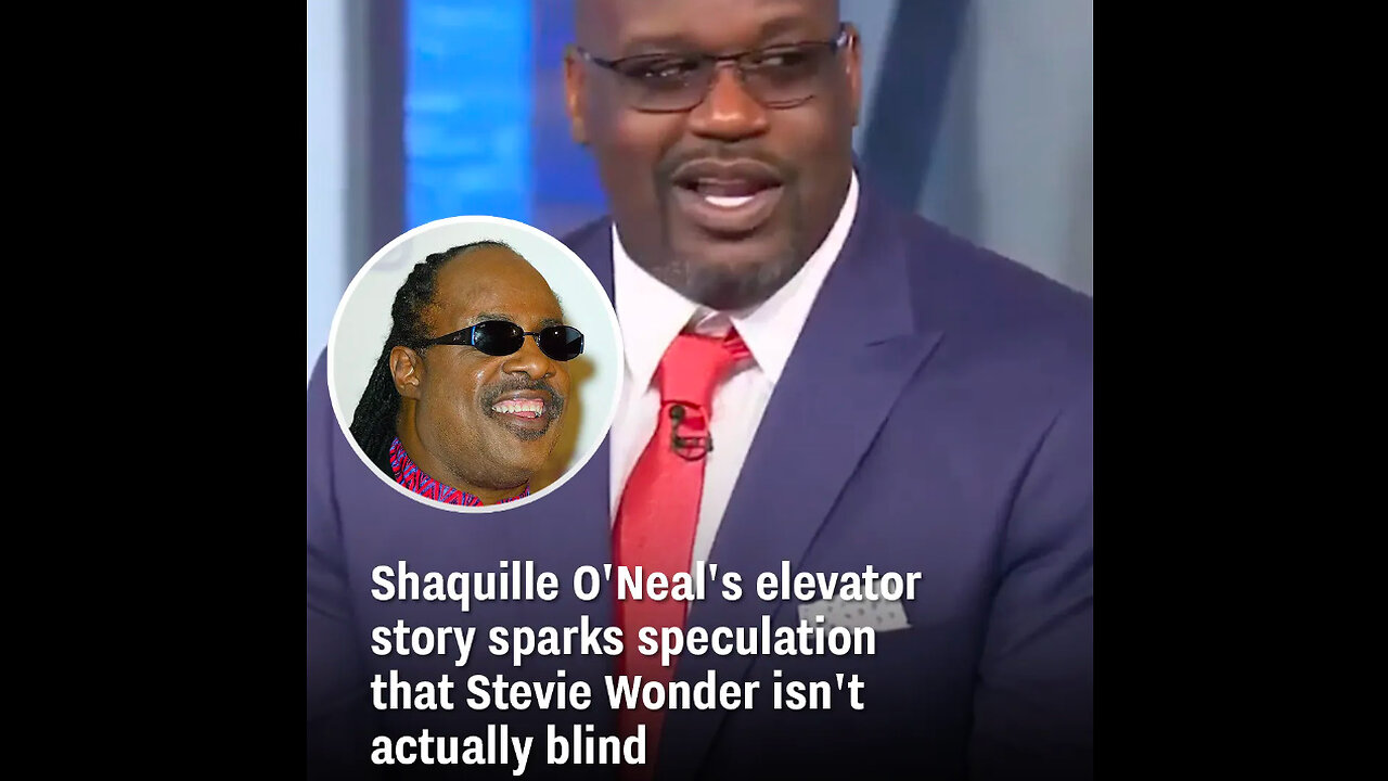 Steve Wonder faking being “blind” for better PR?