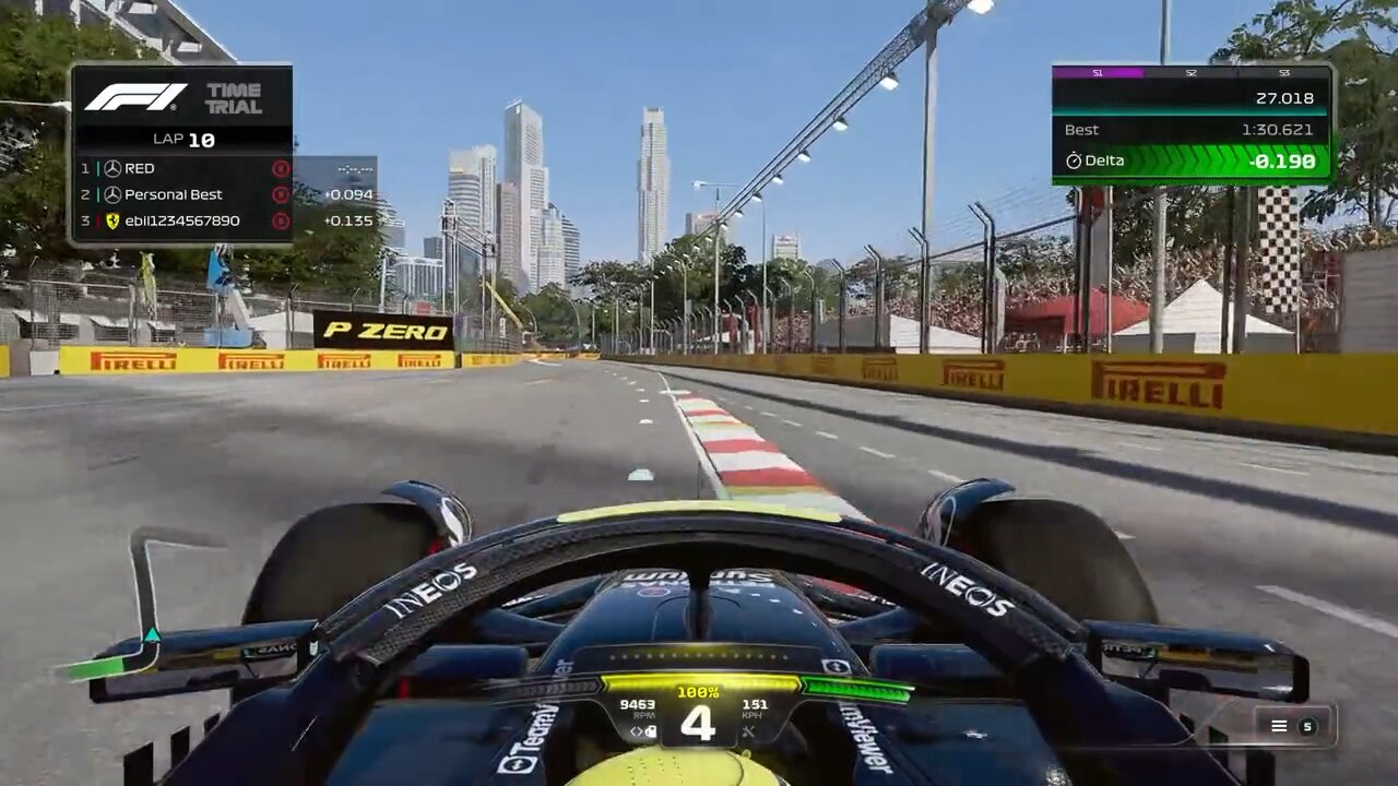 F1 23 Singapore Best Lap