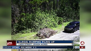 Illegal dumping piling up in Lehigh Acres